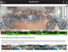 Tablet Screenshot of bigringcycles.com